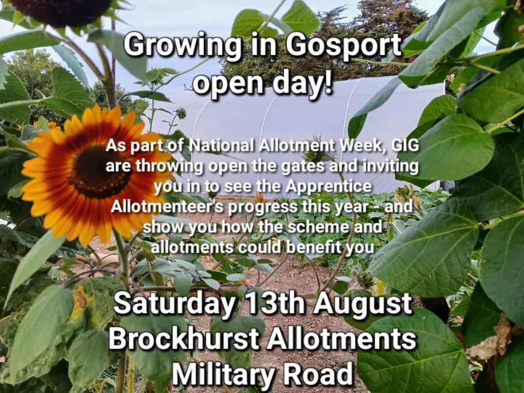 Growing in Gosport Open Day - Sat 13th August 2022 (image)