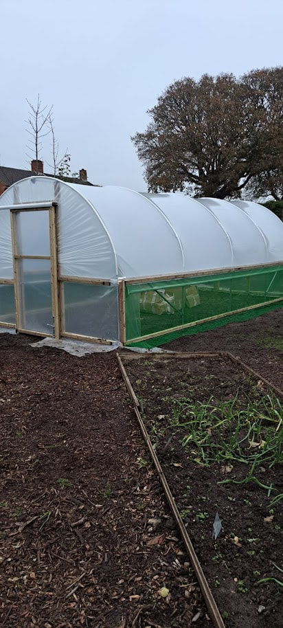 Our lovely new Polytunnel in all its glory! Gosport Community Gardeners, image 6 of 6.